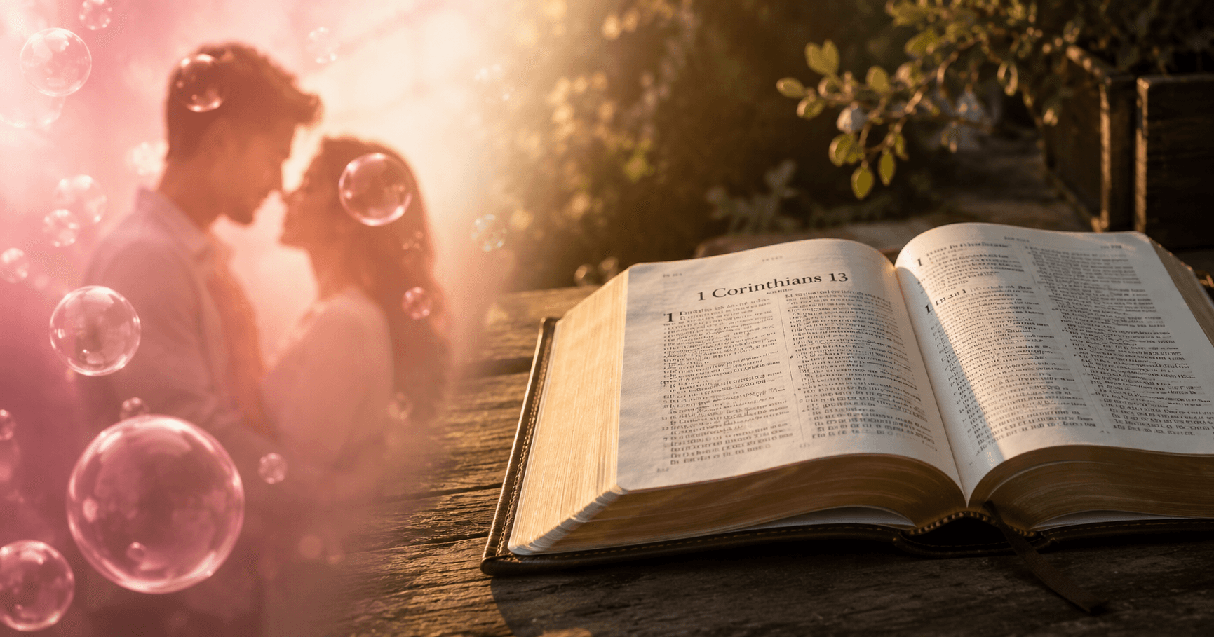 Christian Dating: True Love or Illusion? Unmasking "Pink Bubbles" with 1 Corinthians 13