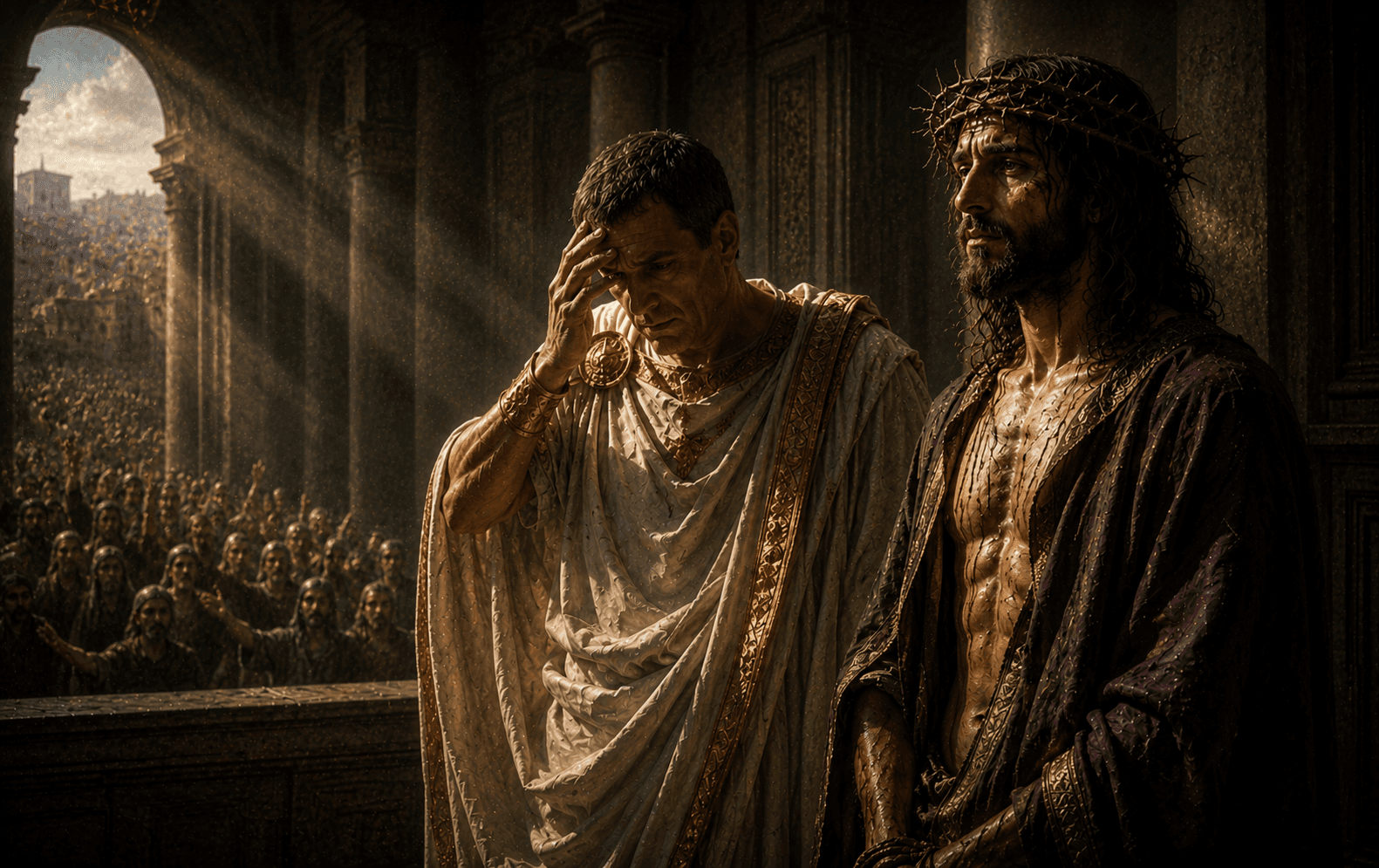 John 18:38-19:16: Amid the Crowd's Roar of "Crucify Him," Whom Do We Choose?